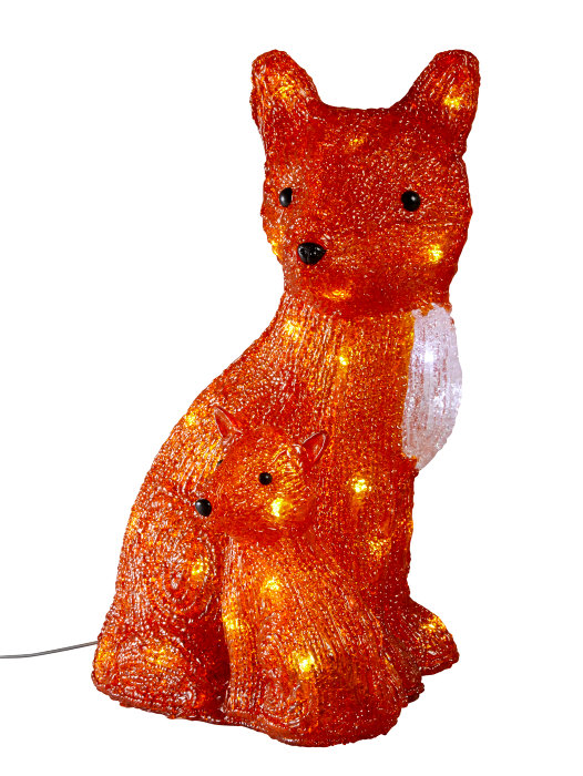 Ræv akryl 40 LED H36 cm